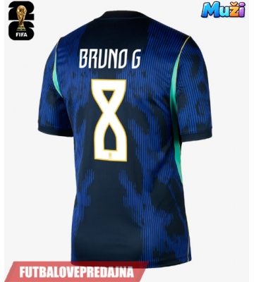 Lacne Muži Futbalové dres Brazília Bruno Guimaraes #8 MS 2026 Krátky Rukáv - Preč